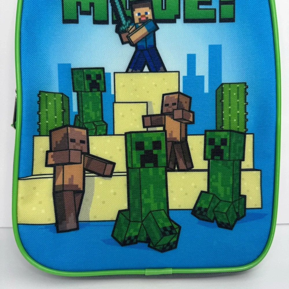 Bioworld Minecraft Gray and Green Toddler Age‎ 3+ Backpack